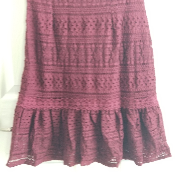 FOXIDOX Ellie Fit & Flare Lace Dress w/ Sexy Back - Picture 9 of 16